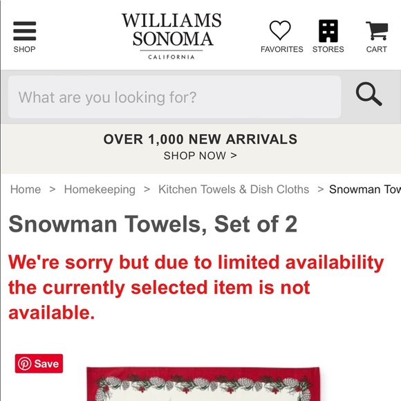 Williams Sonoma Winter Wonderland Snowman Kitchen Towels, Set of 2 ❄️☃️🎅🏻🎄 - Picture 16 of 16